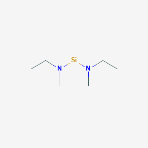 molecular formula C6H16N2Si B6360028 Bis(ethylmethylamino)silane, 99%, bemas (99.999%-Si) CAS No. 1011514-41-2