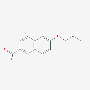 molecular formula C14H14O2 B6360056 6-Propoxy-2-naphthaldehyde CAS No. 100234-29-5
