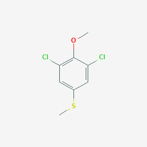 molecular formula C8H8Cl2OS B6360079 (3,5-Dichloro-4-methoxyphenyl)(methyl)sulfane CAS No. 117685-75-3