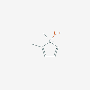 molecular formula C7H9Li B6360088 1,2-Dimethylcyclopentadienyllithium CAS No. 119388-51-1