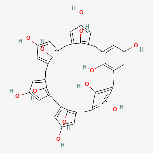 molecular formula C42H36O12 B6360106 Calix[6]hydroquinone CAS No. 128223-45-0