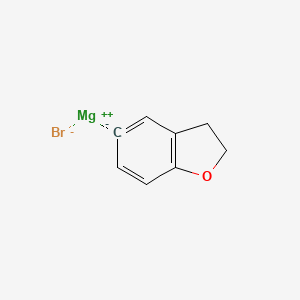 molecular formula C8H7BrMgO B6360124 2,3-Dihydrobenzo[b]furan-5-ylmagnesium bromide, 0.50 M in THF CAS No. 134401-95-9