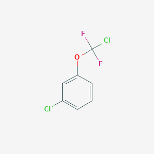 molecular formula C7H4Cl2F2O B6360160 3-(Chlorodifluoromethoxy)chlorobenzene;  90% CAS No. 146780-21-4