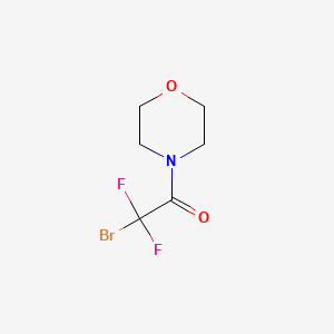 molecular formula C6H8BrF2NO2 B6360166 2-Bromo-2,2-difluoro-1-morpholinoethanone CAS No. 149229-27-6