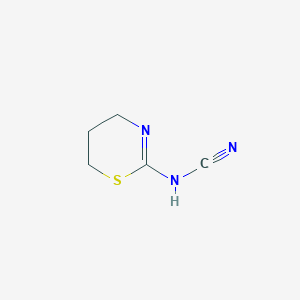 molecular formula C5H7N3S B6360188 N-(1,3-Thiazinan-2-yliden)cyanamide CAS No. 122186-19-0