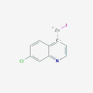 molecular formula C9H5ClINZn B6360209 7-Chloroquinolin-4-ylzinc iodide, 0.25 M in THF CAS No. 192063-25-5