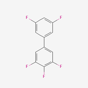 molecular formula C12H5F5 B6360219 3,3',4,5,5'-Pentafluoro-1,1'-biphenyl CAS No. 197785-18-5