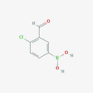 4-Chloro-3-formylphenylboronic acid