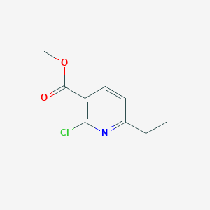 molecular formula C10H12ClNO2 B6360287 Methyl 2-chloro-6-(propan-2-yl)pyridine-3-carboxylate CAS No. 398138-82-4
