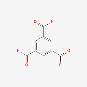 molecular formula C9H3F3O3 B6360330 1,3,5-Benzenetricarbonyl trifluoride CAS No. 5310-46-3