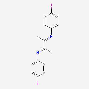 molecular formula C16H14I2N2 B6360345 2,3-Bis(4-iodophenyl)imino-butane CAS No. 561326-95-2