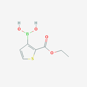 molecular formula C7H9BO4S B6360402 2-(Ethoxycarbonyl)thiophen-3-ylboronic acid CAS No. 632325-51-0