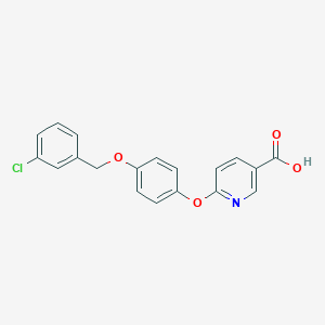 6-[4-(3-Chloro-benzyloxy)-phenoxy]-nicotinic acid, 95%