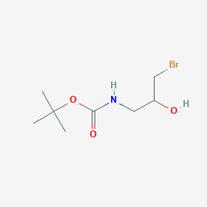 molecular formula C8H16BrNO3 B6360450 t-Butyl (3-bromo-2-hydroxypropyl)carbamate CAS No. 636986-05-5