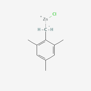 molecular formula C10H13ClZn B6360491 2,4,6-Trimethylbenzylzinc chloride, 0.50 M in THF CAS No. 664981-06-0