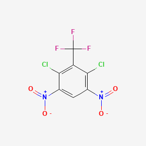 molecular formula C7HCl2F3N2O4 B6360499 2,6-Dichloro-3,5-dinitro-benzotrifluoride CAS No. 67294-45-5