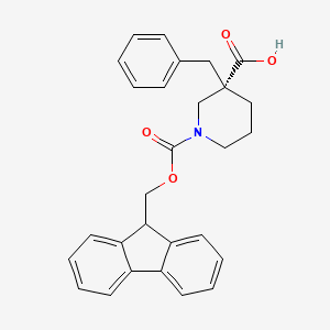 (S)-Fmoc-3-benzyl-piperidine-3-carboxylic acid