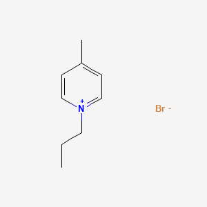 molecular formula C9H14BrN B6360519 1-Propyl-4-methylpyridinium bromide;  99% CAS No. 70850-58-7