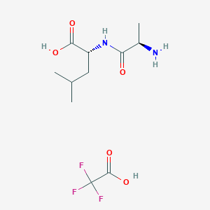 molecular formula C11H19F3N2O5 B6360538 D-Ala-D-Leu-OH TFA CAS No. 1820579-48-3