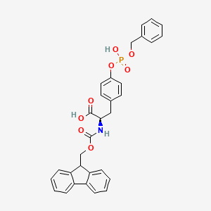molecular formula C31H28NO8P B6360548 Fmoc-D-Tyr(PO(OBzl)OH)-OH CAS No. 1926163-10-1