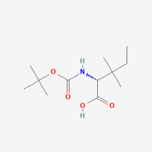 molecular formula C12H23NO4 B6360556 Boc-beta-Me-D-Ile-OH CAS No. 161479-51-2