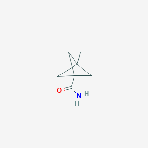 molecular formula C7H11NO B6360596 3-Methylbicyclo[1.1.1]pentane-1-carboxamide CAS No. 796963-30-9