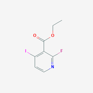 molecular formula C8H7FINO2 B6360640 2-Fluoro-4-iodopyridine-3-carboxylic acid ethyl ester CAS No. 853798-93-3