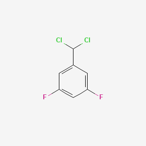 molecular formula C7H4Cl2F2 B6360648 1-(Dichloromethyl)-3,5-difluorobenzene CAS No. 854020-28-3