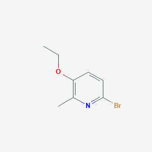 molecular formula C8H10BrNO B6360695 6-Bromo-3-ethoxy-2-methylpyridine CAS No. 864177-93-5