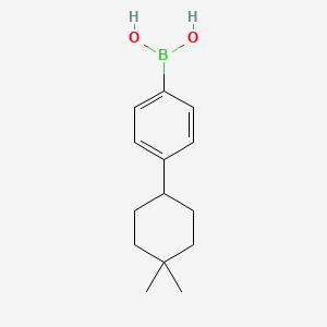 molecular formula C14H21BO2 B6360701 4-(4,4-Dimethylcyclohexyl)phenylboronic acid CAS No. 865360-61-8