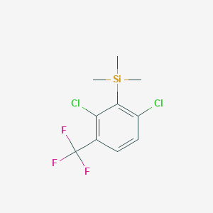 molecular formula C10H11Cl2F3Si B6360719 (2,6-Dichloro-3-(trifluoromethyl)phenyl)trimethylsilane CAS No. 871254-70-5