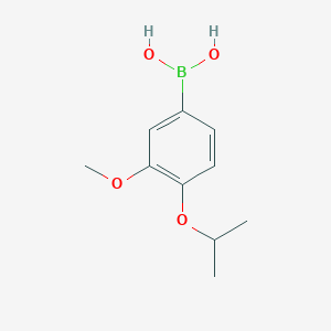 molecular formula C10H15BO4 B6360731 4-Isopropoxy-3-methoxyphenylboronic acid CAS No. 875654-33-4