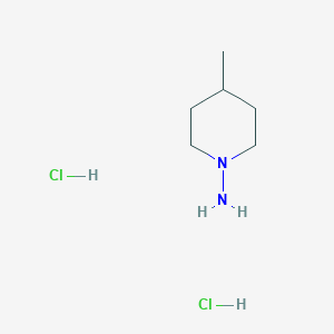 molecular formula C6H16Cl2N2 B6360778 4-Methyl-piperidin-1-ylamine dihydrochloride CAS No. 1965310-03-5