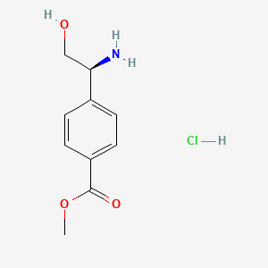 Methyl 4-((1S)-1-amino-2-hydroxyethyl)benzoate HCl