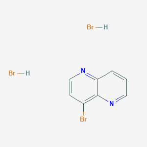 molecular formula C8H7Br3N2 B6360850 4-溴-[1,5]萘啶二氢溴化物 CAS No. 1956307-73-5