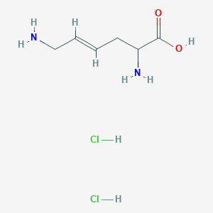 (E)-2,6-diaminohex-4-enoic acid;dihydrochloride