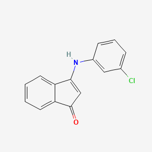 molecular formula C15H10ClNO B6360868 3-((3-Chlorophenyl)amino)inden-1-one CAS No. 1022759-77-8