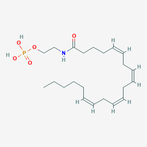 molecular formula C22H38NO5P B063609 Anandamide 0-phosphate CAS No. 183323-26-4