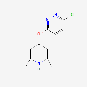 molecular formula C13H20ClN3O B6360904 3-Chloro-6-((2,2,6,6-tetramethylpiperidin-4-yl)oxy)pyridazine CAS No. 1562338-69-5