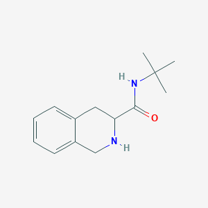 molecular formula C14H20N2O B6360923 N-(叔丁基)-1,2,3,4-四氢-3-异喹啉甲酰胺 CAS No. 153290-82-5