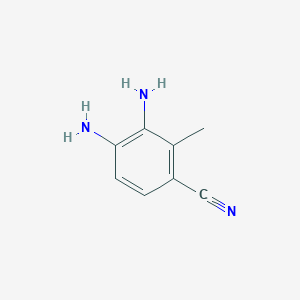molecular formula C8H9N3 B6360932 3,4-Diamino-2-methylbenzonitrile CAS No. 1481633-77-5