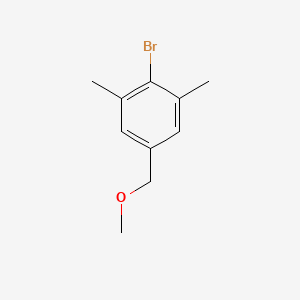 B6360980 2-Bromo-5-(methoxymethyl)-1,3-dimethylbenzene CAS No. 74973-55-0