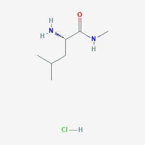 molecular formula C7H17ClN2O B6361038 H-L-Leu-NHMe*HCl CAS No. 99145-71-8