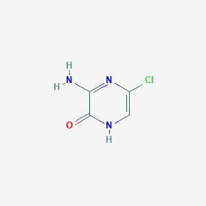 molecular formula C4H4ClN3O B6361048 3-Amino-5-chloropyrazin-2-ol CAS No. 1303587-96-3