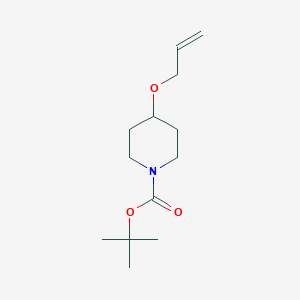 molecular formula C13H23NO3 B063611 Tert-butyl 4-(allyloxy)piperidine-1-carboxylate CAS No. 163210-43-3