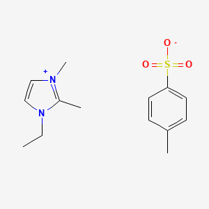 molecular formula C14H20N2O3S B6361101 1-Ethyl-2,3-dimethylimidazolium tosylate, 98% [EDiMlM] [TOS] CAS No. 783321-71-1