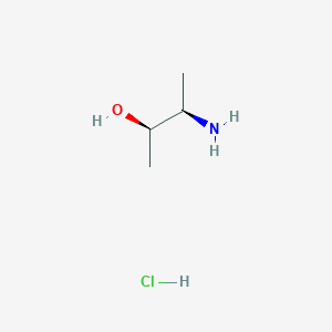 molecular formula C4H12ClNO B6361141 (2R,3R)-3-Aminobutan-2-ol hydrochloride CAS No. 960008-54-2