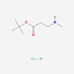 molecular formula C8H18ClNO2 B6361150 H-beta-MeAla-OtBu*HCl CAS No. 866534-15-8