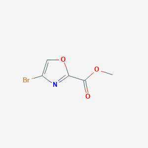 molecular formula C5H4BrNO3 B6361177 4-Bromo-2-oxazolecarboxylic acid methyl ester CAS No. 1936295-52-1