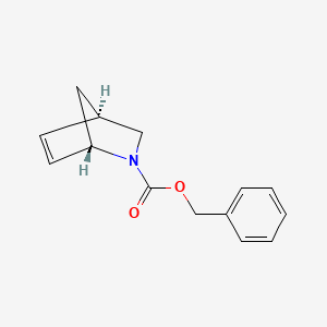 molecular formula C14H15NO2 B6361231 Benzyl (1S,4R)-2-azabicyclo[2.2.1]hept-5-ene-2-carboxylate CAS No. 2195385-06-7